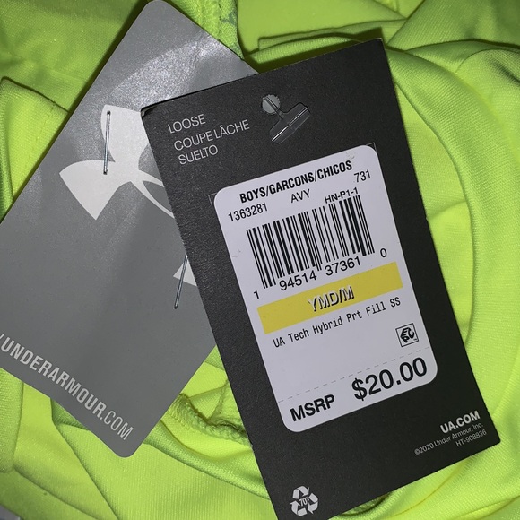 Under Armour Boys' Tech Hybrid Printed Fill Short - Picture 3 of 3